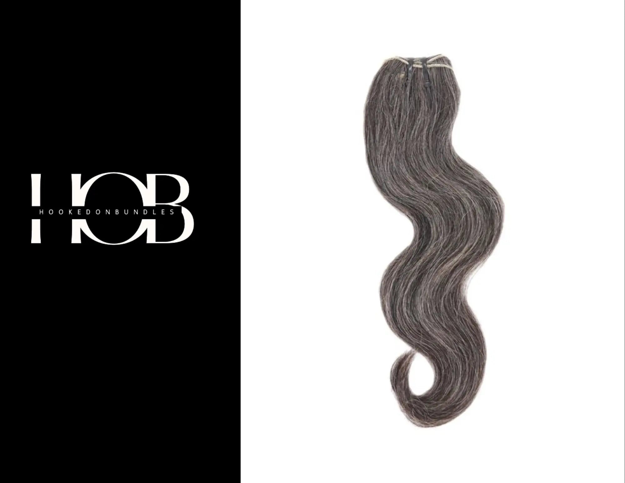 Vietnamese Natural Gray Hair Extensions HookedOnBundles Virgin Hair